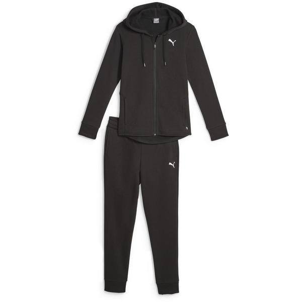 Trening femei Puma Classics Hooded FL Tracksuit 62263701, L, Negru