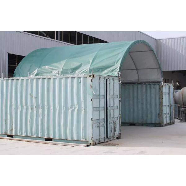 Acoperis Container 10x12 m - 120m² - verde - Corturi24