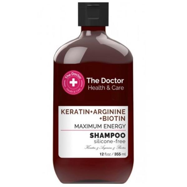 Sampon Energizant - The Doctor Health & Care Keratin + Arginine + Biotin Maximum Energy, 355 ml