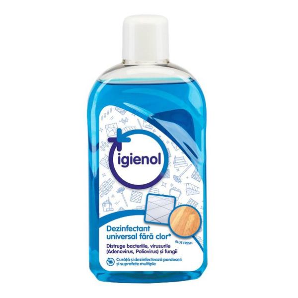 Dezinfectant Igienol Universal Fara Clor, Blue Fresh - Interstar, 1000 ml