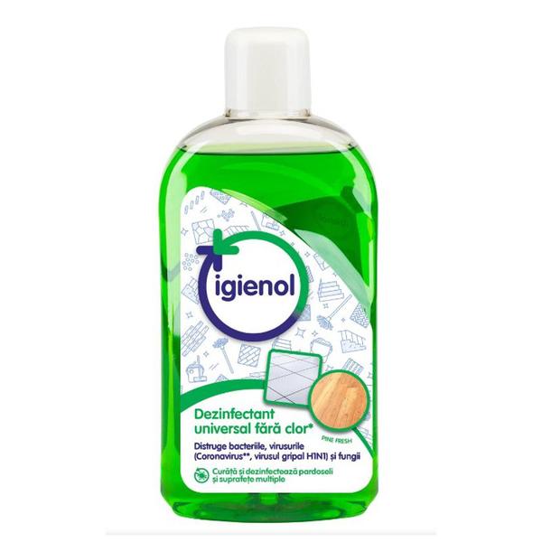 Dezinfectant Igienol Universal Fara Clor, Pine Fresh - Interstar, 1000 ml