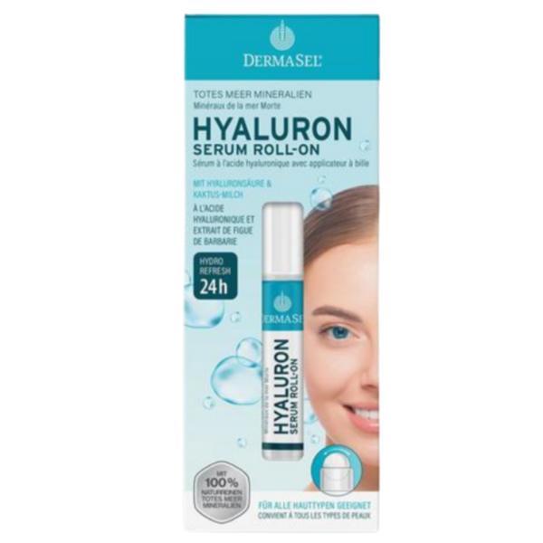 Ser roll-on ochi cu acid hialuronic si lapte de cactus Dermasel 15 ml