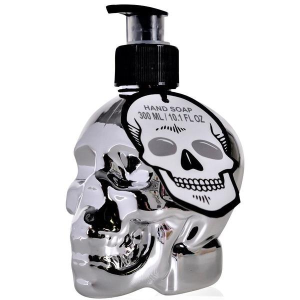 Sapun lichid cu dozator Silver Skull Accentra 8152659, 300 ml