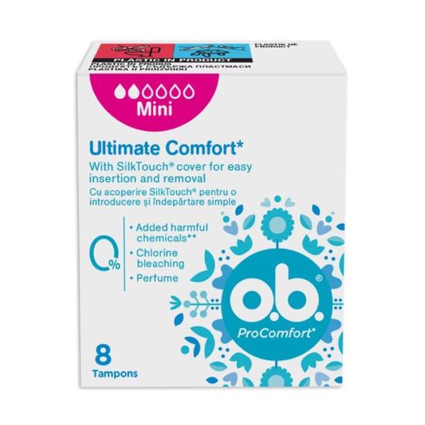 Tampoane - O.B. ProComfort Mini, 8 buc