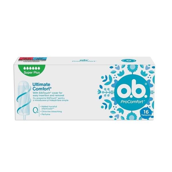 Tampoane - O.B. ProComfort Super Plus, 16 buc