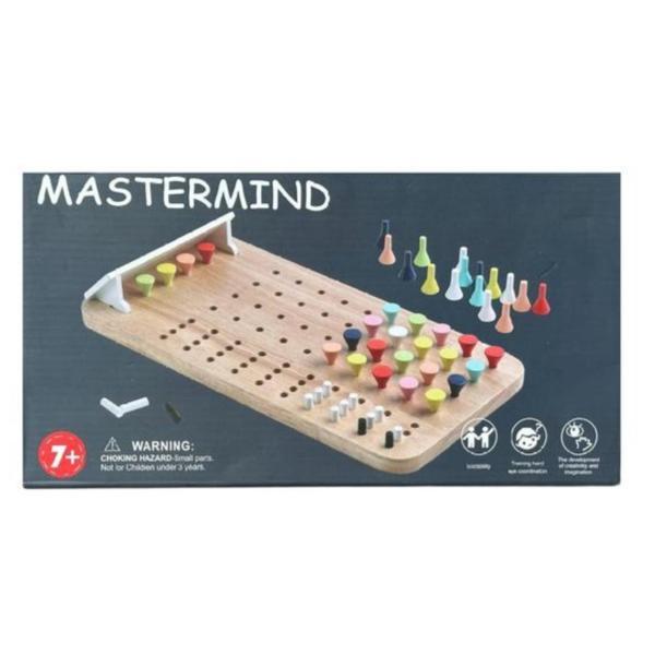 Joc de inteligenta Mastermind, din lemn, 7Toys