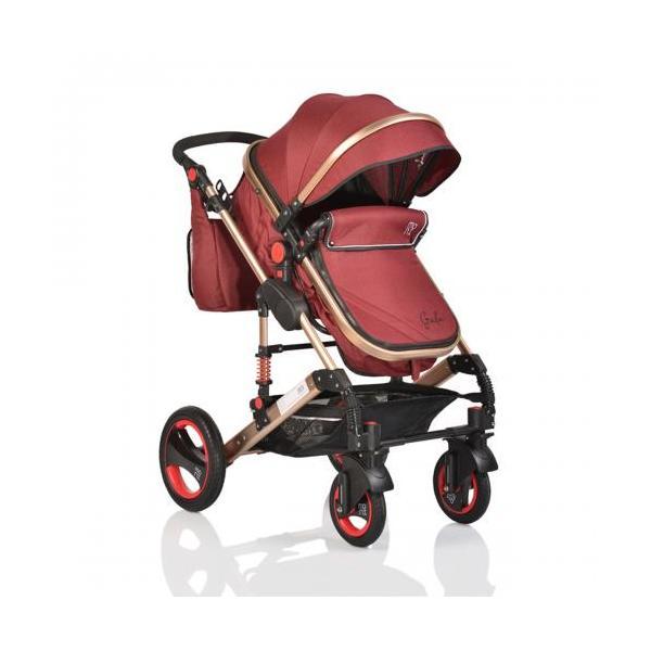 Carucior 2 in 1 cu suspensii Gala Red