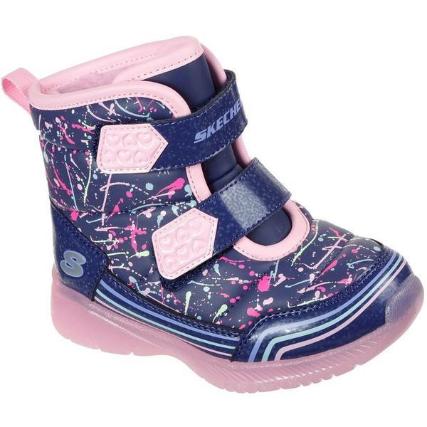 Ghete copii Skechers Lights Illumi 302653N/NVMT, 26, Mov