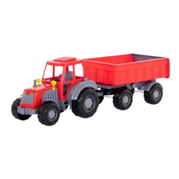 Tractor cu remorca, 59x17x18cm, 7Toys