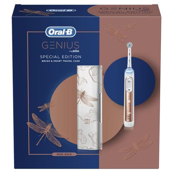 Periuta de dinti electrica Oral-B Genius 10, Special Edition, 4 capete, 40000 pulsatii/min, 8800 oscilatii/min