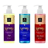 Set 3 Parfumuri concentrate pentru rufe, KAROMA - Magic, Ocean, Red Passion 3 x 200 ml