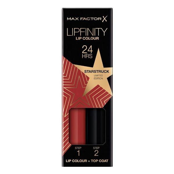 Ruj de Buze Lichid - Max Factor Lipfinity, Lip Colour + Top Coat, nuanta 090 Starstruck,1 pachet