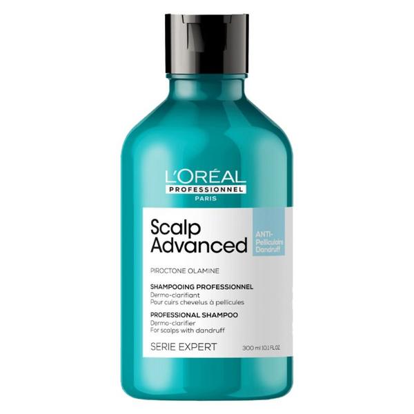 Sampon Profesional Anti-matreata - L'Oreal Professionnel Serie Expert Scalp Advanced Professional Shampoo Dermo-clarifier Anti Dandruff, 300 ml