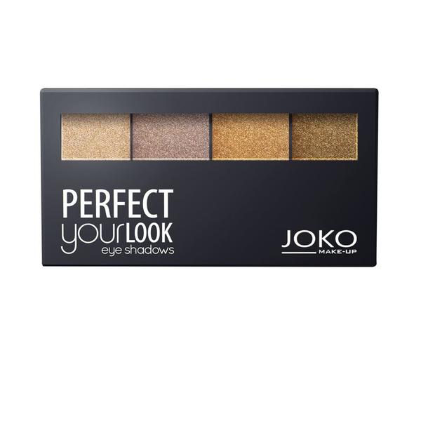 Fard de Pleoape cu Patru Culori - Joko Perfect Your Look Quattro Eye Shadow, nuanta 402, 5 g