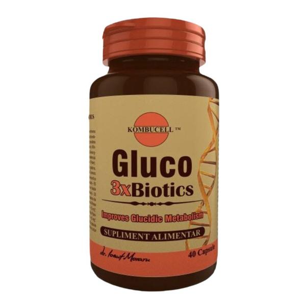 Gluco 3xBiotics Kombucell, Medica, 40 capsule