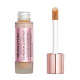 Fond de Ten - Makeup Revolution Conceal & Define Foundation, nuanta F8, 23 ml