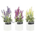 Set 3 plante artificiale Lavanda 10.5x28 cm