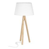 Lampadar lemn alb Roma 33x69 cm