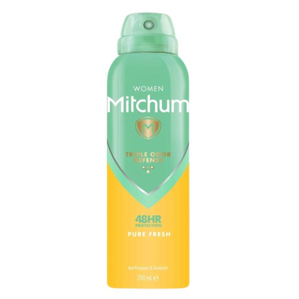 Deodorant Antiperspirant Spray - Mitchum Pure Fresh Women Deodorant Spray 48hr, 200 ml