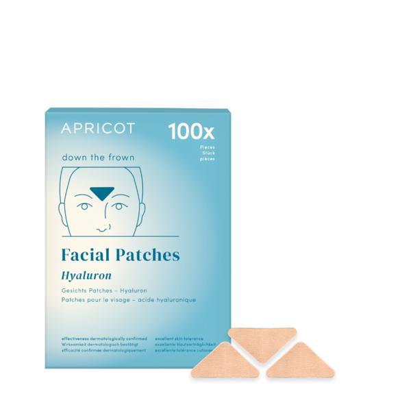 Plasturi antirid Apricot cu acid hialuronic pentru ridurile de expresie, down the frown, 100 buc