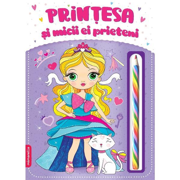 Printesa si micii ei prieteni. Carte de colorat, editura Mimorello