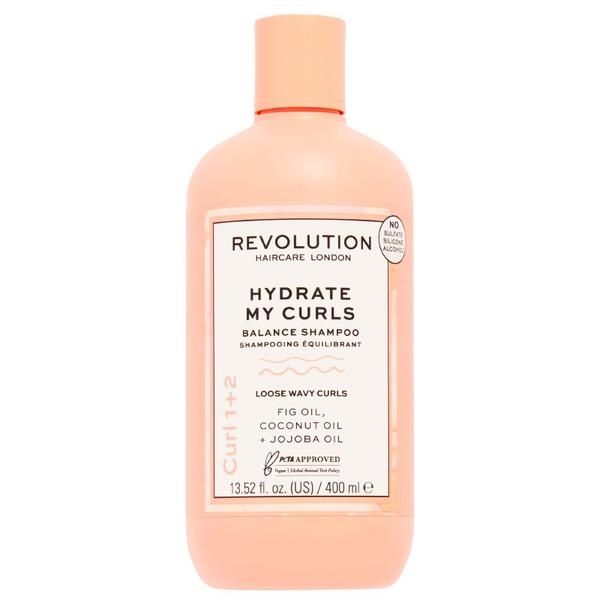 Sampon Hidratant pentru Par Cret - Revolution Haircare Curl 1+2 Hydrate My Curls Balance Shampoo, 400 ml