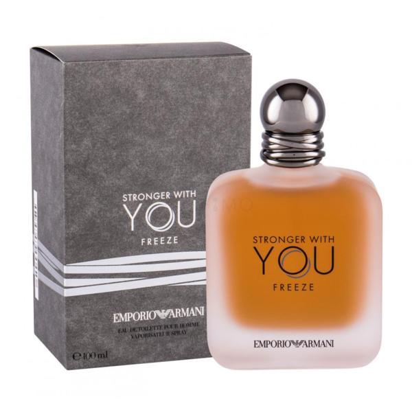 Apa de toaleta pentru Barbati Giorgio Armani, Stronger With You Freeze, 100 ml