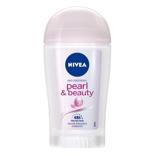 Deodorant Antiperspirant Stick Pearl & Beauty, Nivea, 40 ml
