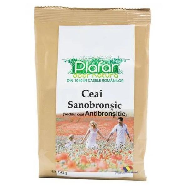 combinatie de plante de ceai pentru pancreas Ceai de Plante - Plafar Sanobronsic, 50 g