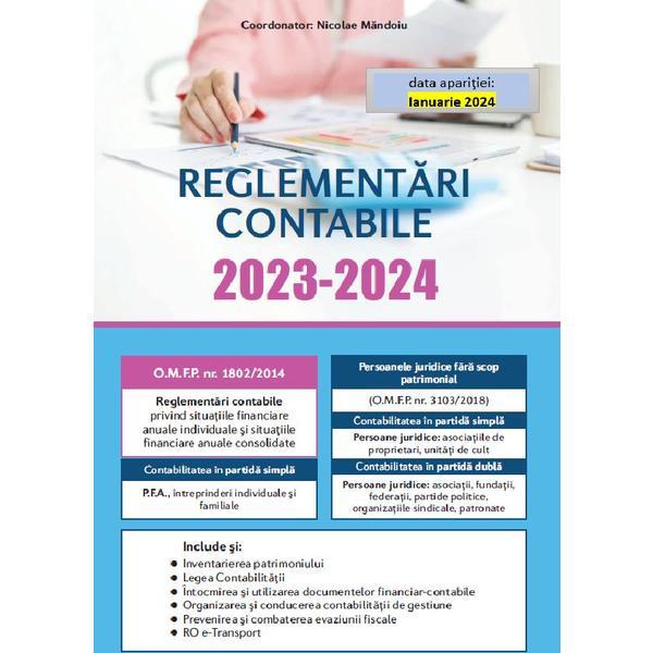 Reglementari Contabile 2023-2024 - Coord.nicolae Mandoiu, Editura Con Fisc