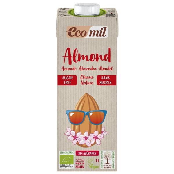 Bautura Vegetala Bio de Migdale, Fara Zahar - Pronat Ecomil Almond Classic Nature, 1000 ml