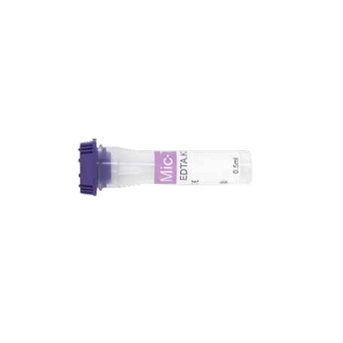 Microtainer Hematologie Prima, steril, capac violet, cu anticoagulant