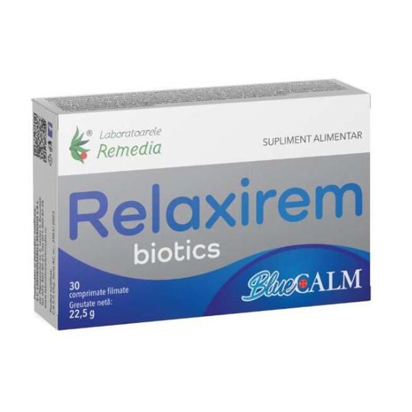 Relaxirem Biotics Bluecalm - Remedia, 30 comprimate filmate