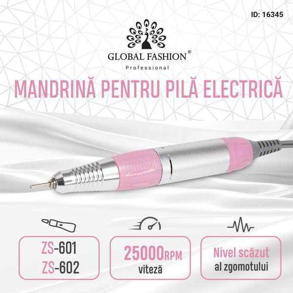 Mandrina pentru freza electrica ZS-601, ZS-602, 25000 rpm, culoare roz