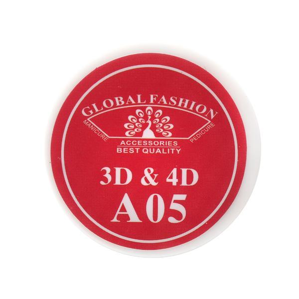 Gel UV 4D plastilina, gel plastart, Global Fashion, A05, 7g, culoare roz