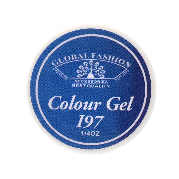 Gel color unghii, vopsea de arta, seria Royal Blue, Global Fashion, 5gr, I97