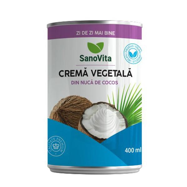 Crema Vegetala din Nuca de Cocos - Sano Vita, 400 ml