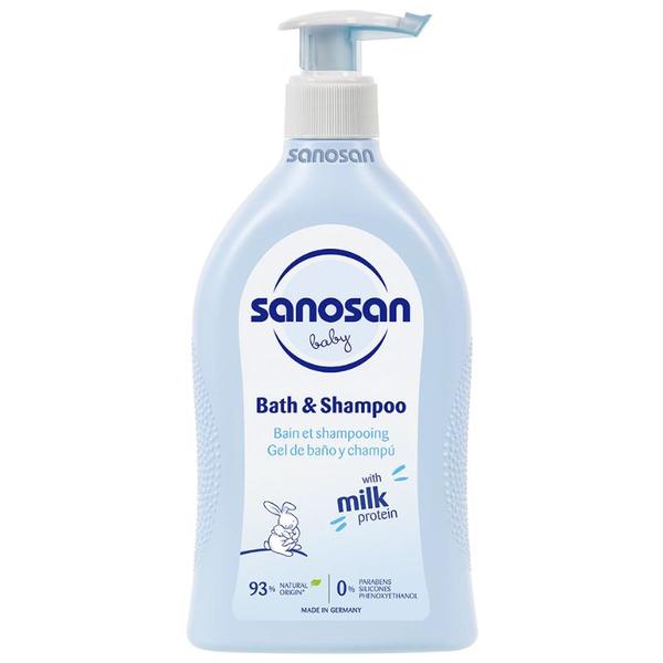 Spumant si Sampon - Sanosan Bath &amp; Shampoo, 400 ml