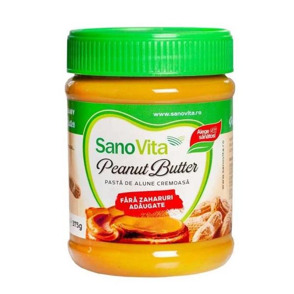 Unt de Arahide Fara Zahar - Sano Vita, 375 g