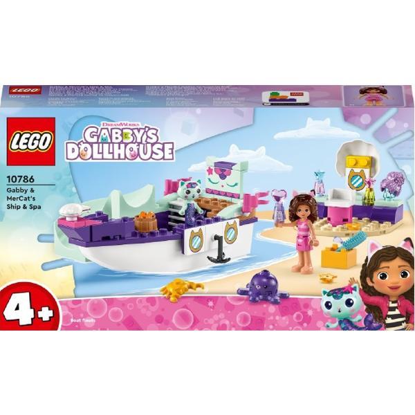 Lego Gabby&#039;s Dollhouse. Barca cu spa a lui Gabby si a Pisirenei