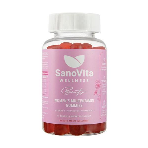 Jeleuri cu Multivitamine pentru Femei - Sano Vita Wellness Women's Multivitamin Gummies, 60 buc