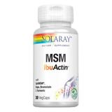MSM IbuActin Solaray, Secom, 30 capsule vegetale