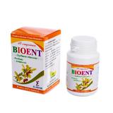 Supliment alimentar Bioent (Probiotic si Antidiareic), cu carbune medicinal si lactobacillus,  Elidor, 40 comprimate