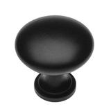Buton pentru mobila Terni, finisaj negru mat GT, D:30 mm