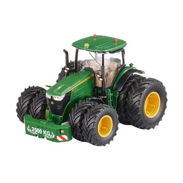 Tractor John Deere cu roți duble, Siku 6735