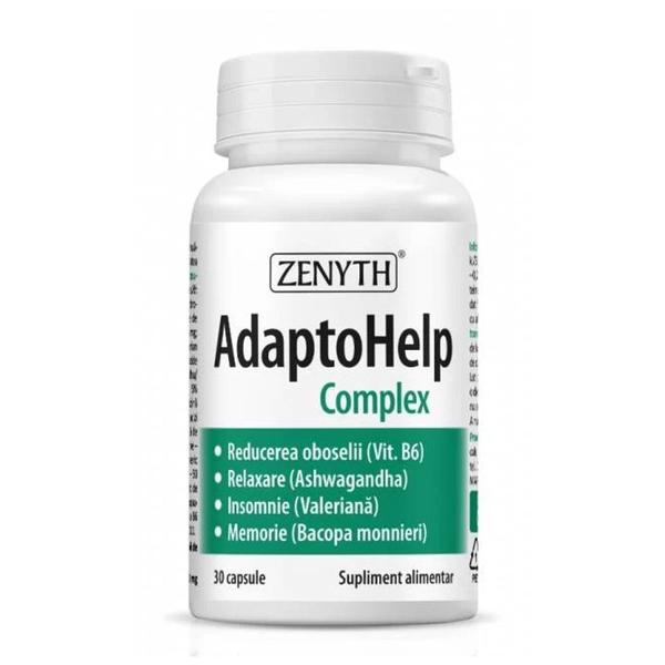 Supliment Alimentar Adaptohelp Complex - Zenyth  Pharmaceuticals, 30 capsule