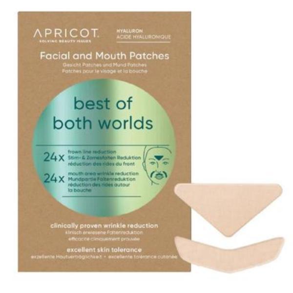 Plasturi antirid Apricot cu acid hialuronic pentru ridurile de expresie 48 buc - Face and Mouth