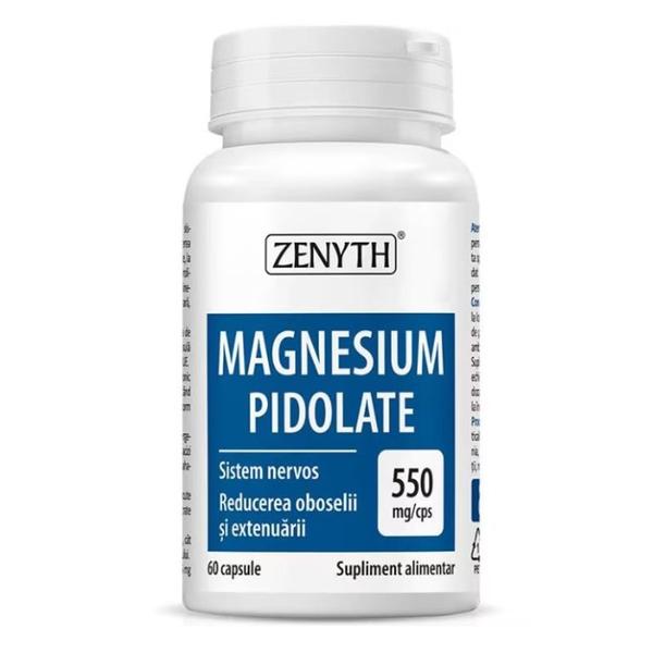 Magnesium Pidolate 550 mg - Zenyth Pharmaceuticals, 60 capsule