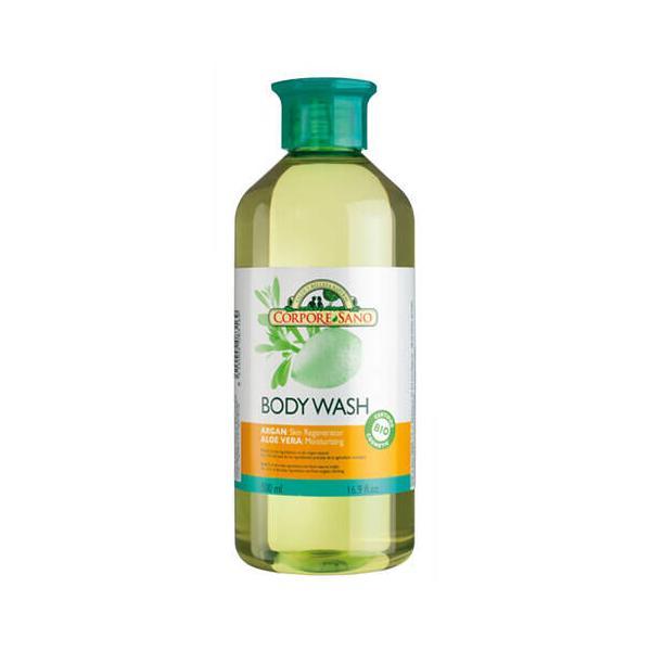 Gel de dus pentru piele uscata cu Argan si Aloe vera Corpore Sano, 500 ml