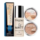 Set Make-up matifiant ( Fond de ten, Pudra 02, Iluminator, Baza de machiaj) 78g